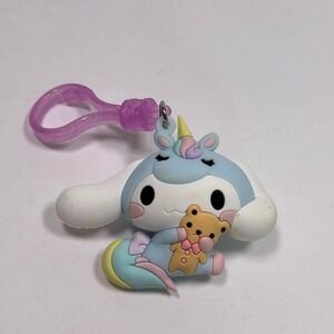 Sanrio Cinnamoroll Unicorn Plush Keychain Charm Bag Accessory Kawaii Blue Pink‎